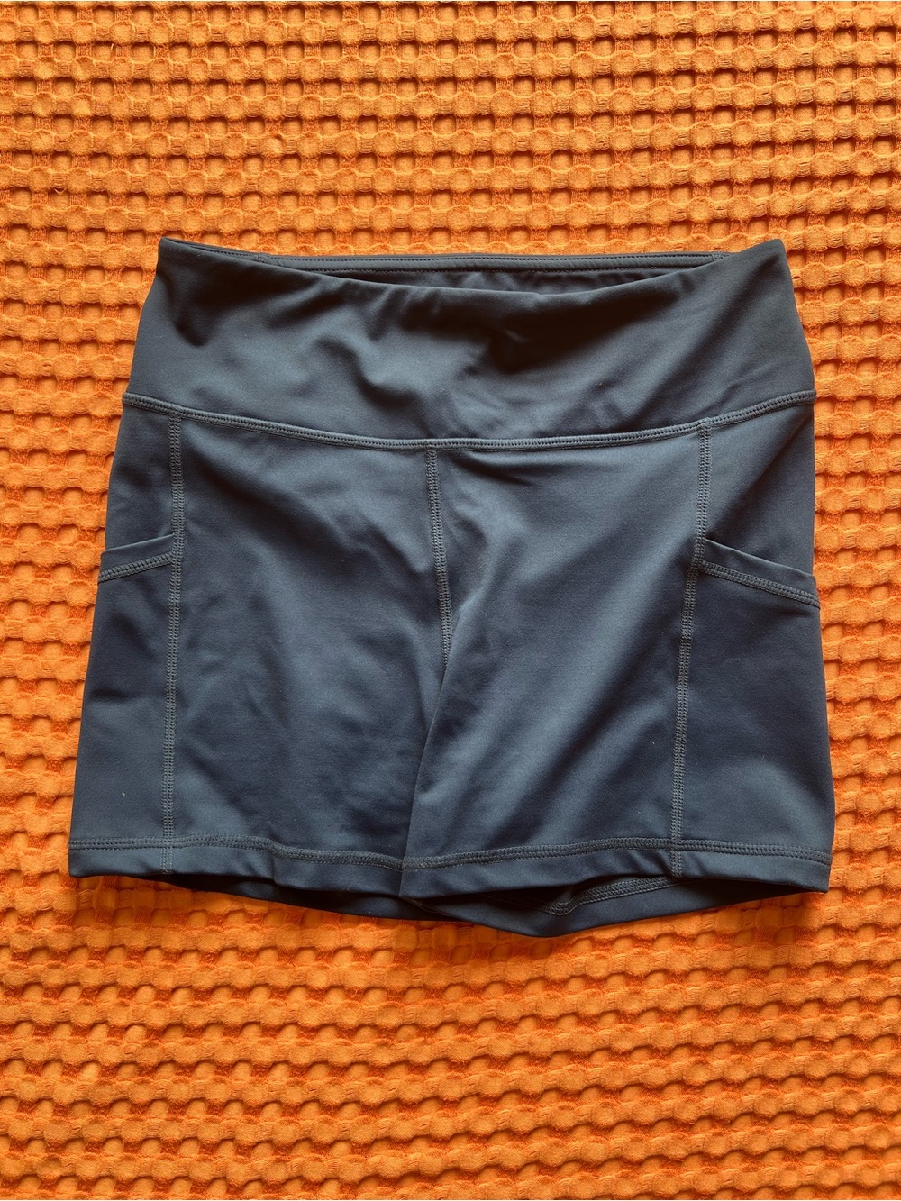 Senita athletics compression shorts with Side Pockets - bright Navy